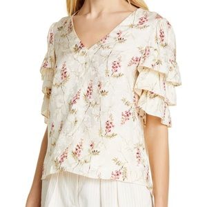 Rebecca Taylor SS Ivie Ruffle Top